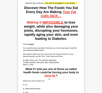 4 Offers: Fat Burning Kitchen, 101 Anti-aging Foods, Truthaboutabs Etc         