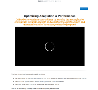Optimizing Adaptation And Performance                                          