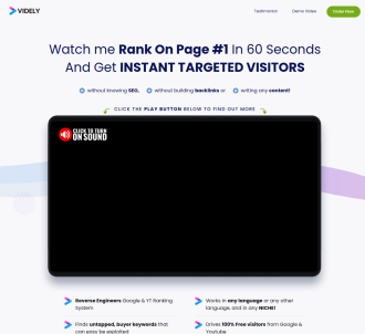 Videly - Rank On Page #1 - $10+ Epc                                            