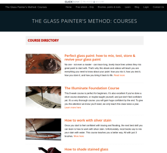 The Glass Painters Method                                                      