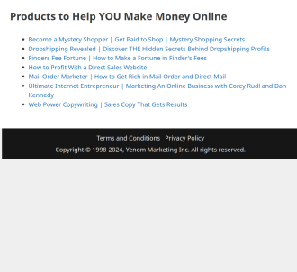 Products To Help You Make Money Online                                         