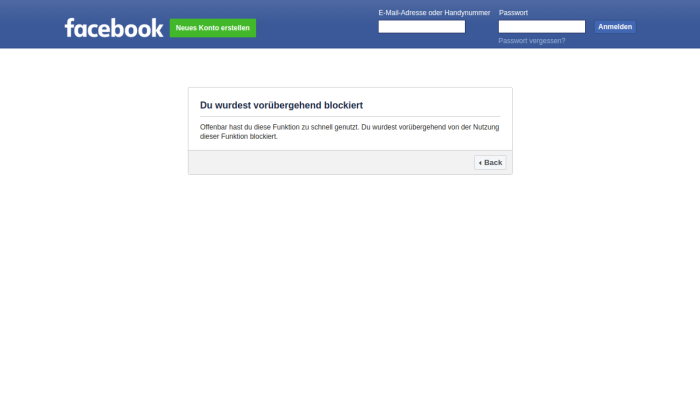 Screenshot of de-de.facebook.com