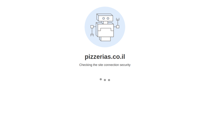 Screenshot of www.pizzerias.co.il