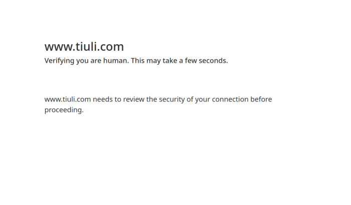 Screenshot of www.tiuli.com