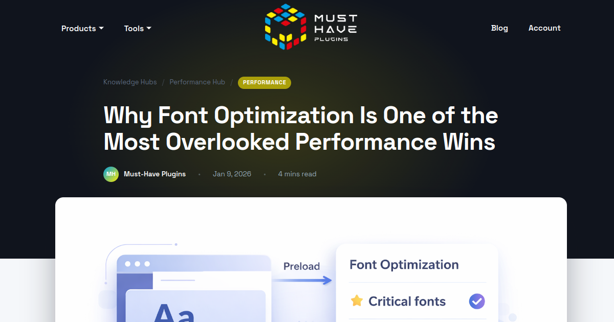 Why Font Optimization Is One of the Most Overlooked Performance Wins ...
