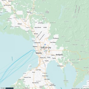 Quezon City Philippines Map Vector Road Map Of The City Of Quezon City