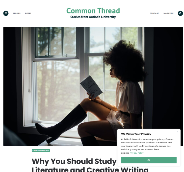 Why You Should Study Literature and Creative Writing