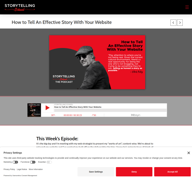 How to Tell An Effective Story With Your Website