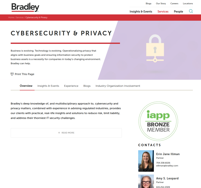 Cybersecurity & Data Privacy Lawyers