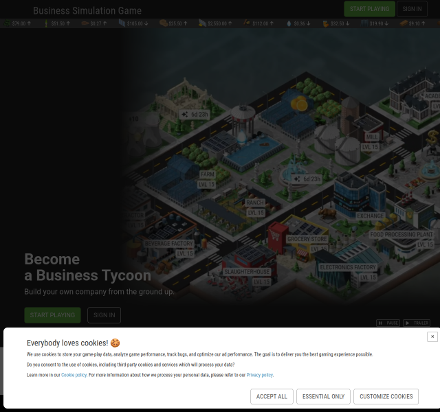 Sim Companies: Business Simulation Game