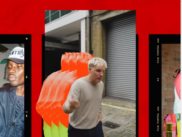 Screenshot of goat agency website.