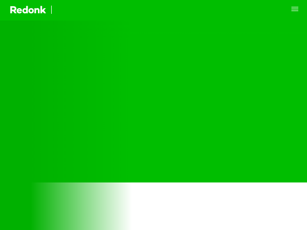 Screenshot of redonk marketing website.