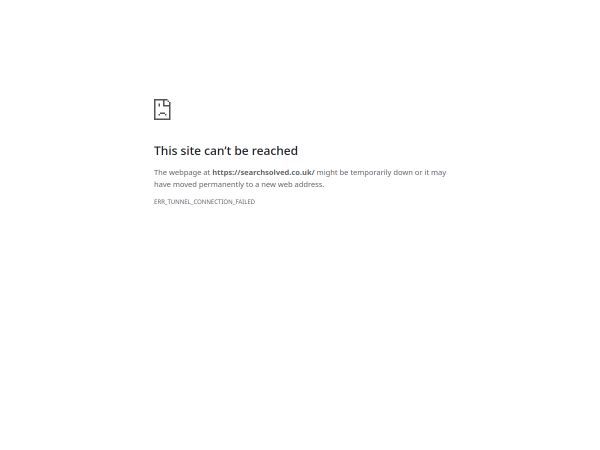 Screenshot of search solved website.