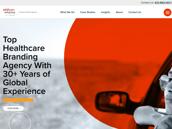 Screenshot of addison whitney website.