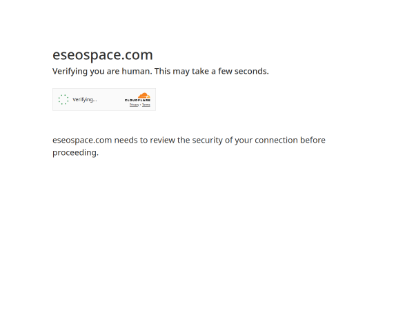 Screenshot of eseospace website.