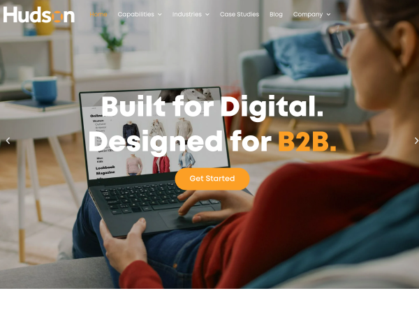 Screenshot of hudson integrated website.