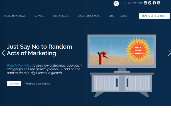 Screenshot of innovaxis marketing website.