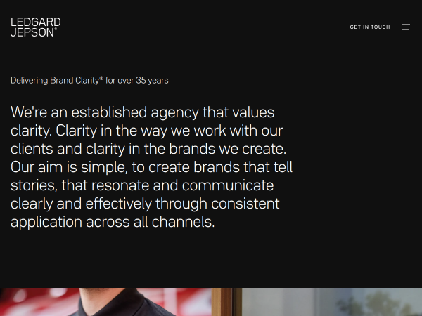 Screenshot of ledgard jepson website.