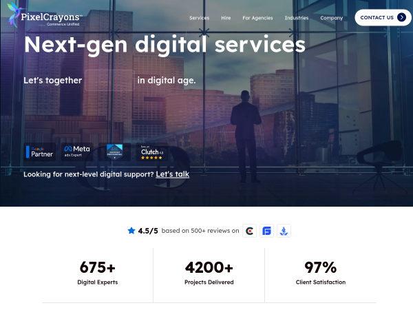 Screenshot of pixelcrayons website.