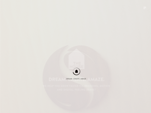 Screenshot of the house london website.