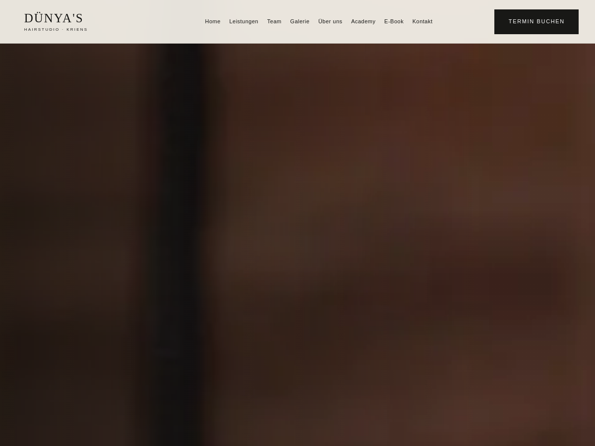 Vorschau der Webseite von Dünya's Hair Studio