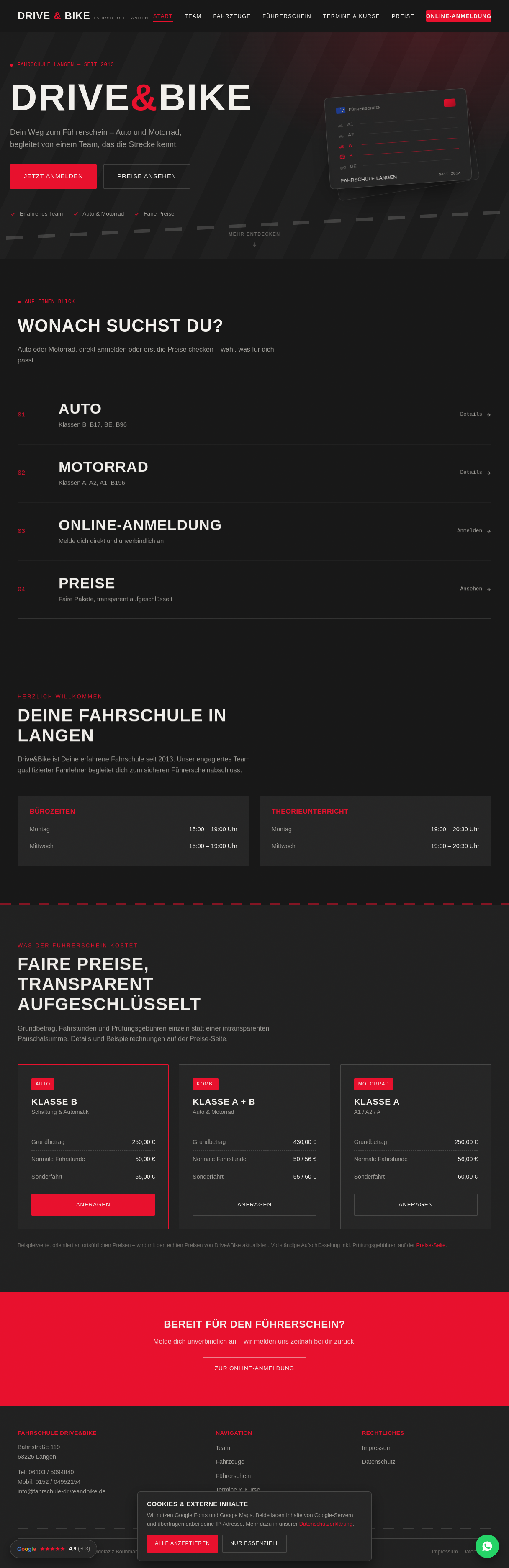 Drive & Bike nachher