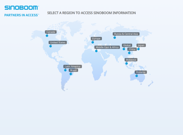 Sinoboom Industrial website