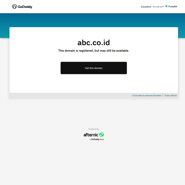 Screenshot abc.co.id