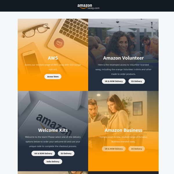Screenshot amazonswag.com