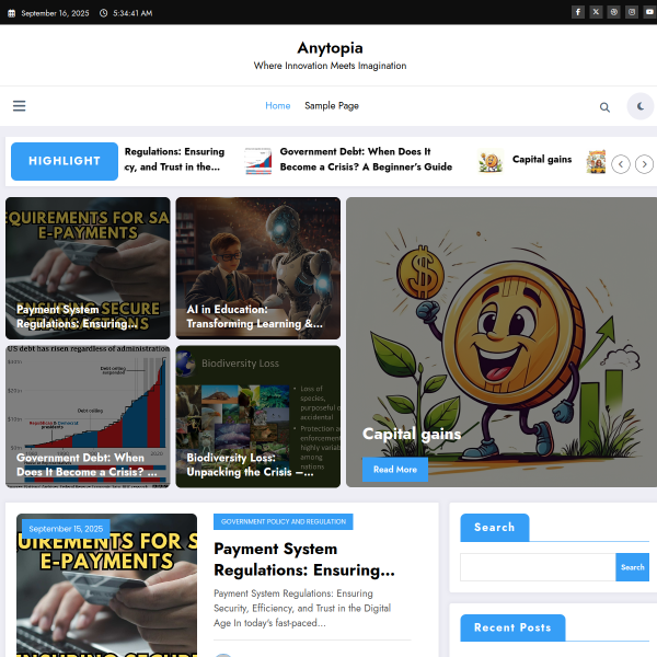 Screenshot anytopia.com