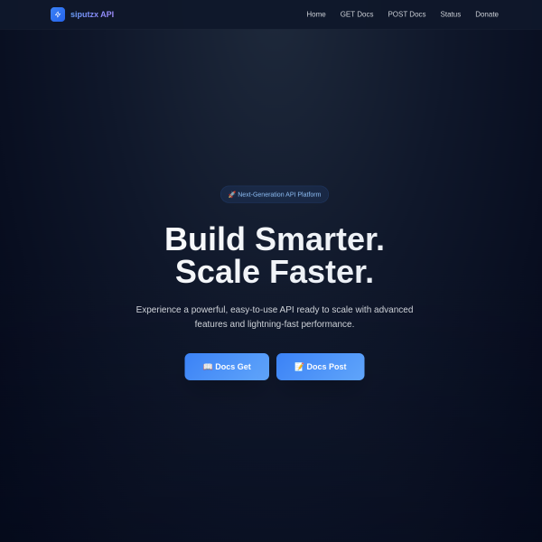 Screenshot api.siputzx.my.id