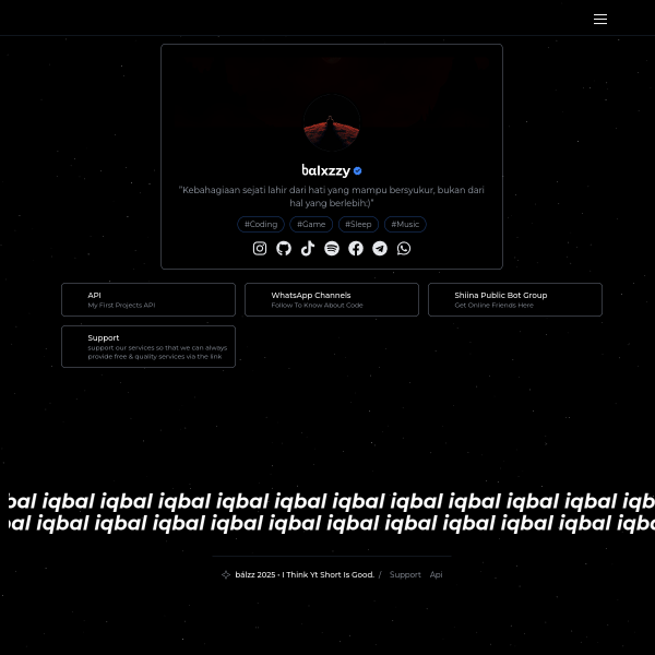 Screenshot balxzzy.web.id
