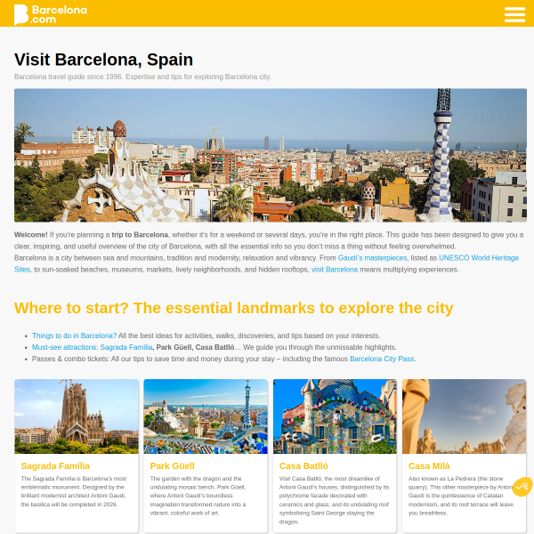 Screenshot barcelona.com