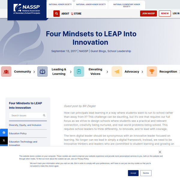 Four Mindsets to LEAP Into Innovation