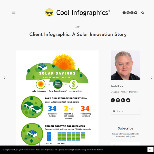 Client Infographic: A Solar Innovation Story - Blog About Infographics and Data Visualization - Cool Infographics