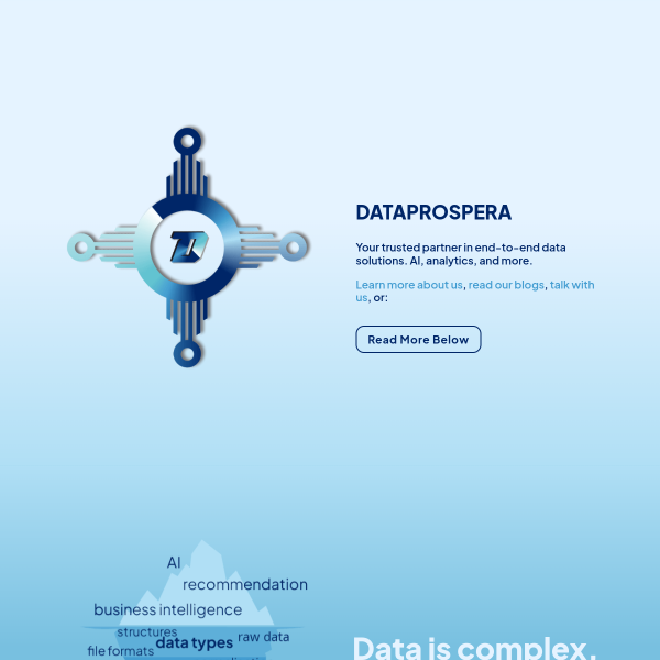 Screenshot dataprospera.com