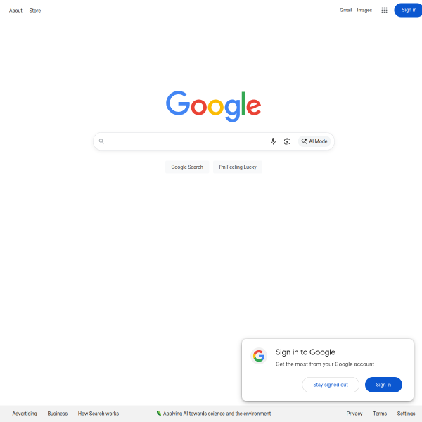 Screenshot gogle.com