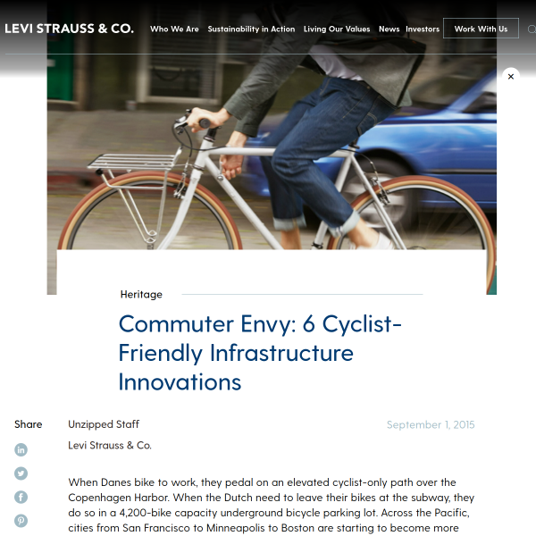 Commuter Envy: 6 Cyclist-Friendly Infrastructure Innovations