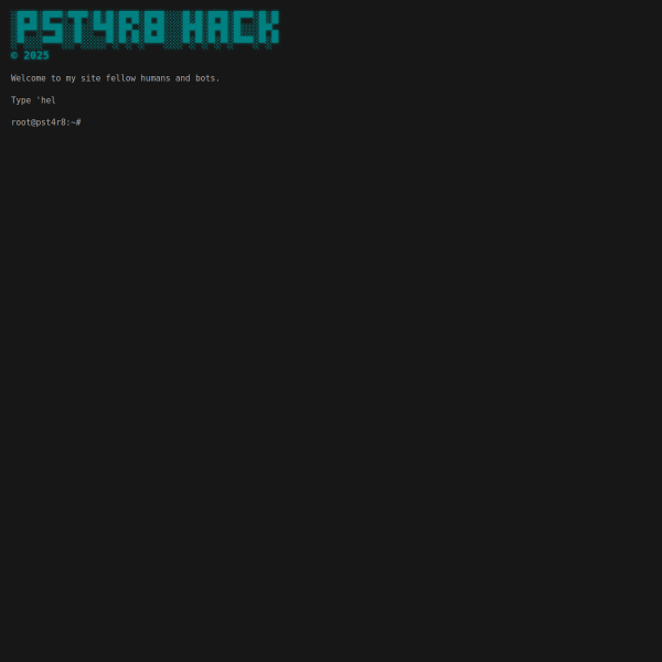 Screenshot pst4r8.eu.org