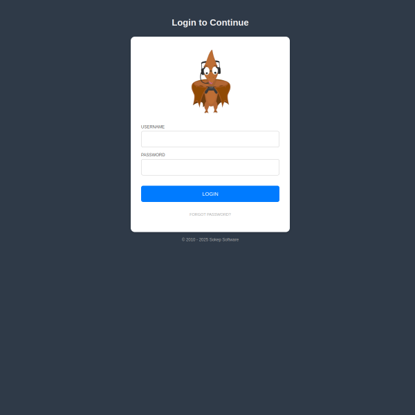 Screenshot sokeppanel.netlify.app