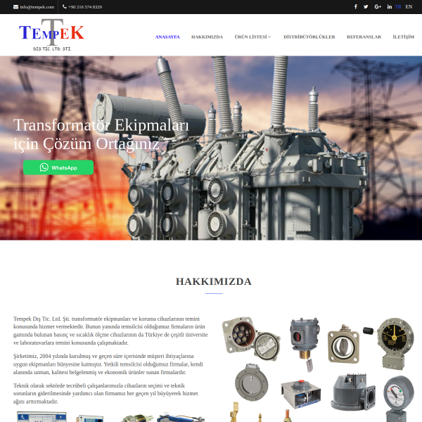 Screenshot tempek.com