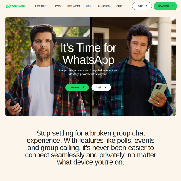 Screenshot whatsapp.com