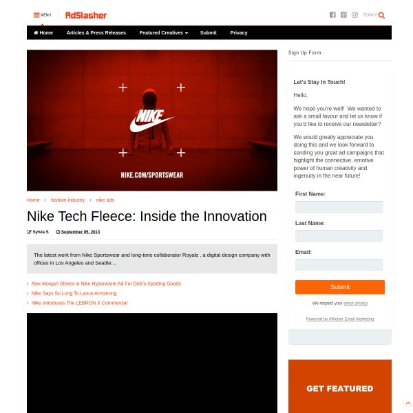 Nike Tech Fleece: Inside the Innovation