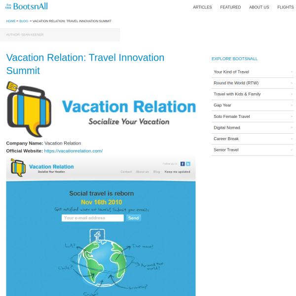 Vacation Relation: Travel Innovation Summit