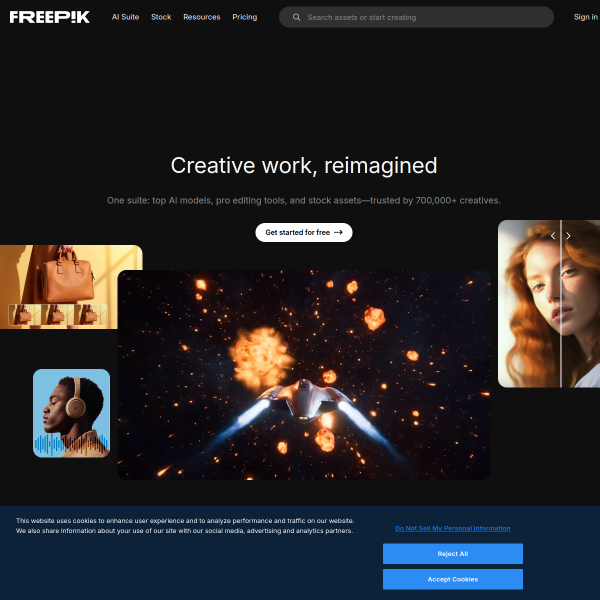 Screenshot www.freepik.com