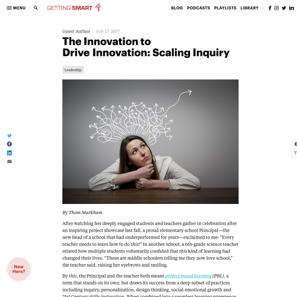 The Innovation to Drive Innovation - Getting Smart