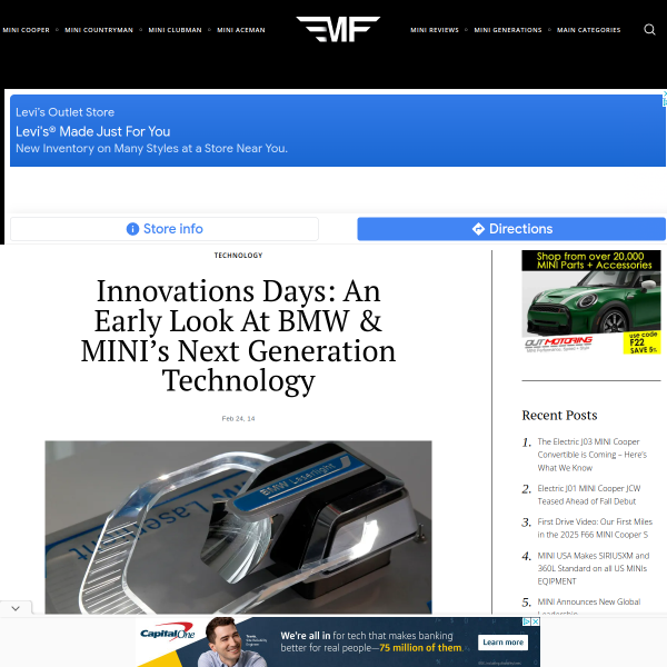 Innovations Days: An Early Look at BMW & MINI's Next Generation Technology - MotoringFile