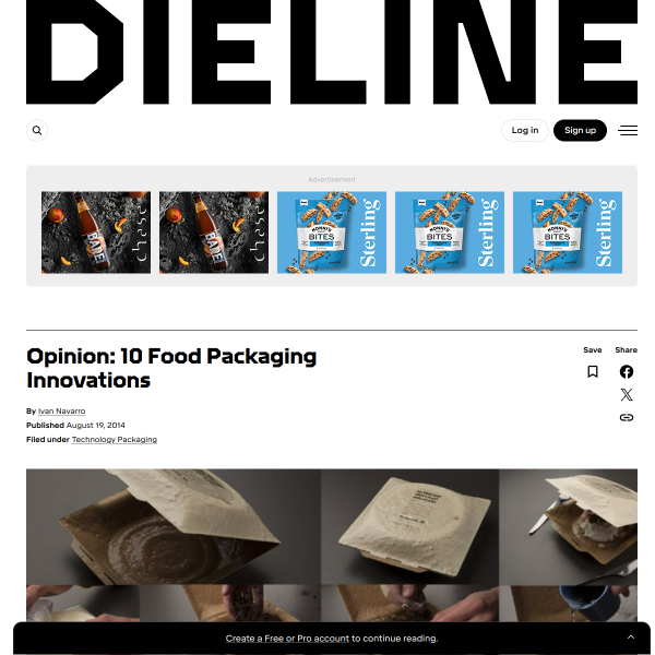 Opinion: 10 Food Packaging Innovations