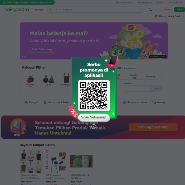 Screenshot www.tokopedia.com