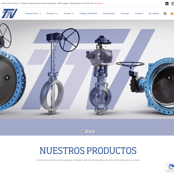 Vista mini Web: http://www.ttv.es/